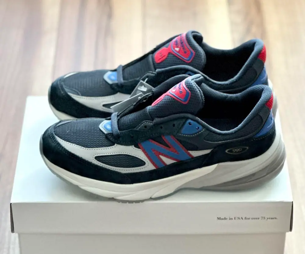 Giày New Balance x Ronnie Fieg 990v6 MiUSA 'Madison Square Garden Navy' M990KR6 - Ảnh 3
