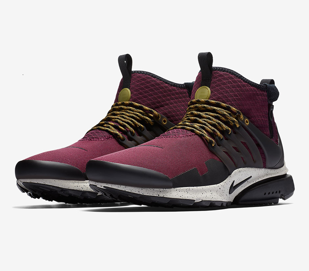 Giày Nike Air Presto Mid Utility 'Bordeaux' 859524-600 - Ảnh 4