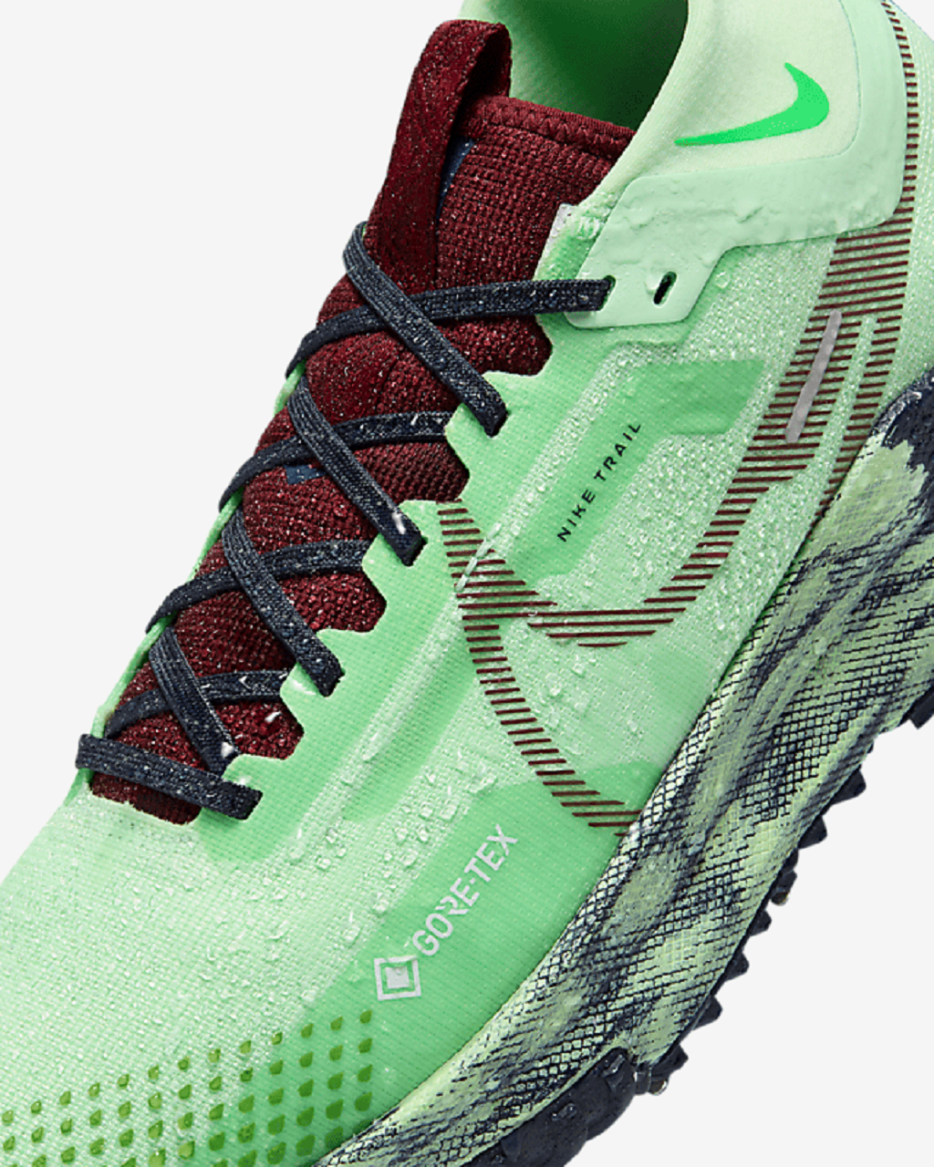 Giày Nike React Pegasus Trail 4 GORE-TEX 'Vapor Green Dark Thunder Blue' DJ7929 303 - Ảnh 3