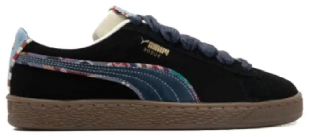Giày Puma Suede Bz Emb 'Black Navy Marzipan Light Blue' 399021-01