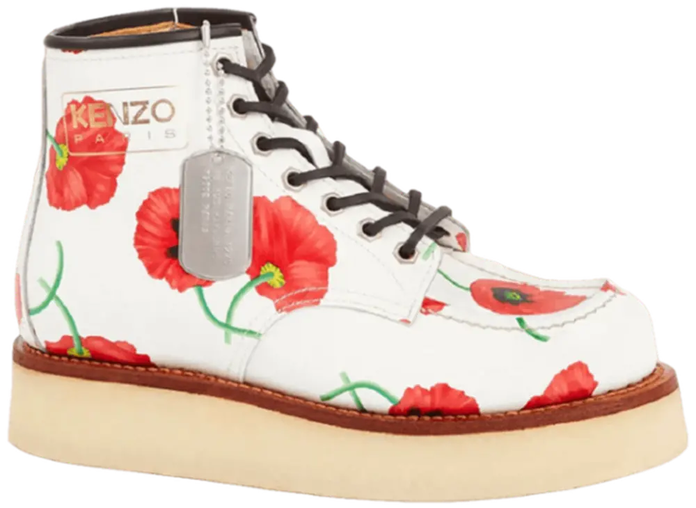 Giày Kenzo Kenzoyama Ankle ‘White’ FC65BT701L71