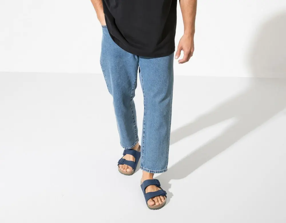 Dép Birkenstock Arizona Soft Footbed Birko-Flor Regular Fit 1019596 - Ảnh 5