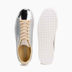 Alternative view of Giày Puma Clyde x Sorayama 'Silver Gold' 394496-01