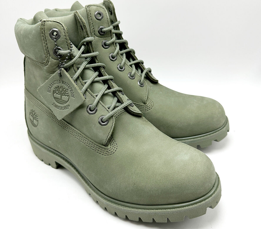 Giày Timberland 6 Inch Premium Waterproof Boots Dark Green A5PD4 - Ảnh 2