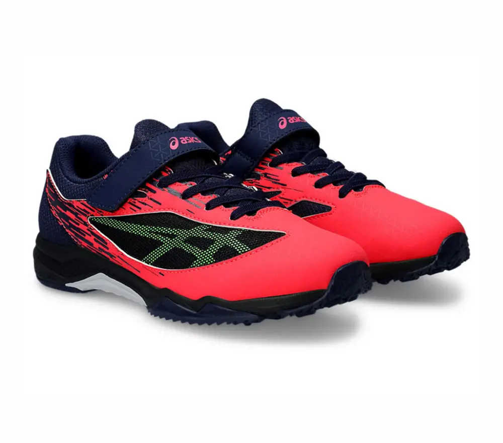 Alternative view of Giày Asics Lazerbeam SI-MG GS Wide 'Neon Red Navy' 1154A160-700