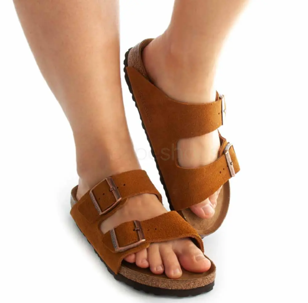 Dép Birkenstock Sandals Brown 1009527 - Ảnh 3