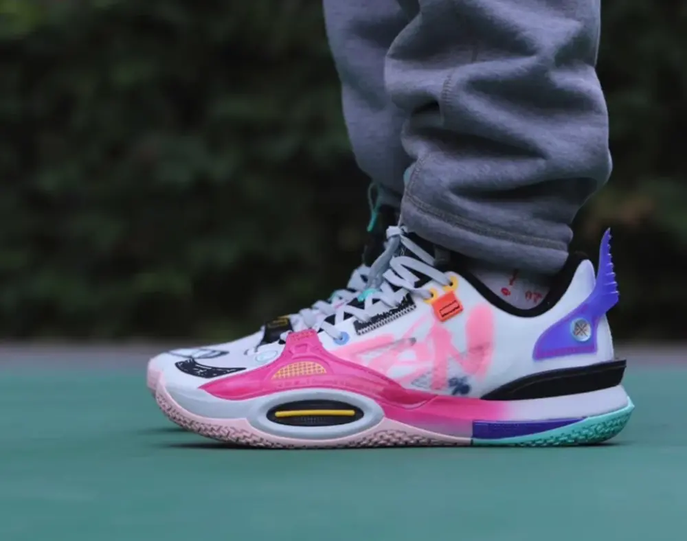 Alternative view of Giày Li-Ning Wade All City 10 'Graffiti' ABAS019-2H