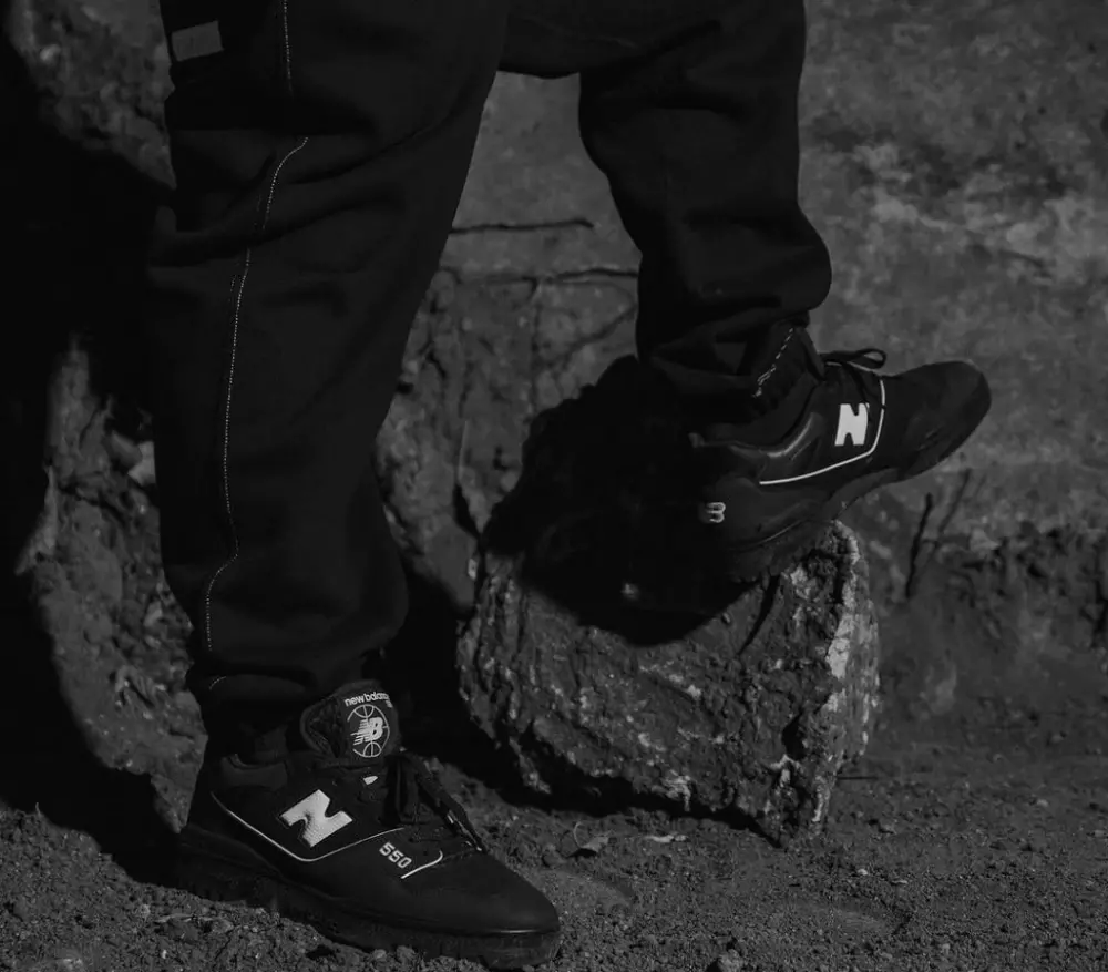 Giày New Balance 550 Atmos Back in Black BB550ATM - Ảnh 3