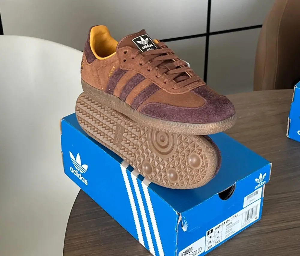 Giày Adidas Samba OG 'Talchum Pack - Preloved Brown' IG8906 - Ảnh 5