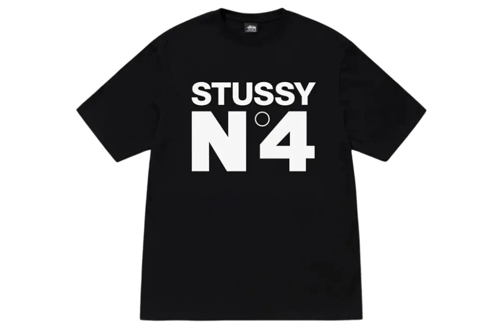 Áo Stussy NO.4 T-Shirt Black 1904901