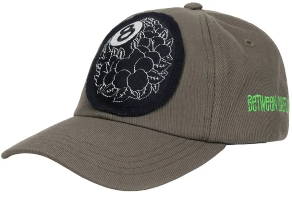 Mũ Stussy x Dries Van Noten 8 Ball Patch Cap ‘Khaki’