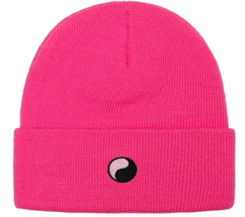 Mũ Stussy x Our Legacy Work Shop Yin Yang Beanie ‘Fucshia’