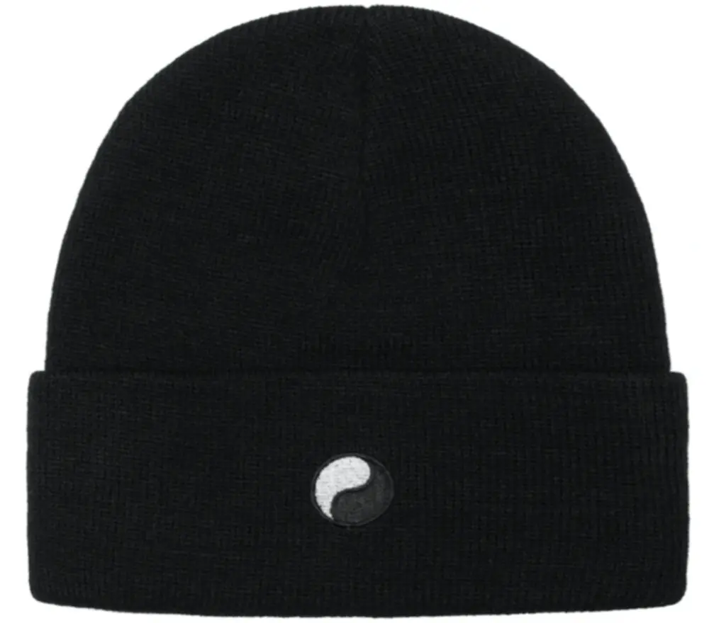 Mũ Stussy x Our Legacy Work Shop Yin Yang Beanie ‘Black’