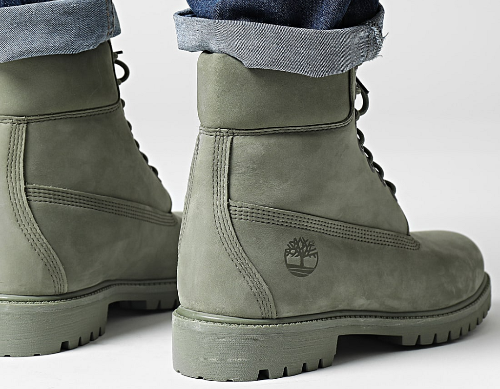 Giày Timberland 6 Inch Premium Waterproof Boots Dark Green A5PD4 - Ảnh 3