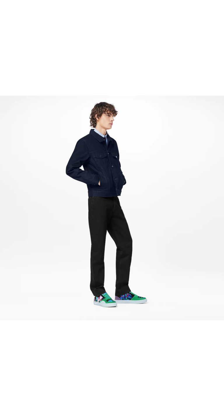 Giày Louis Vuitton LV Ollie Richelieu Trainers ‘Green’ 1A9JIZ - Ảnh 3