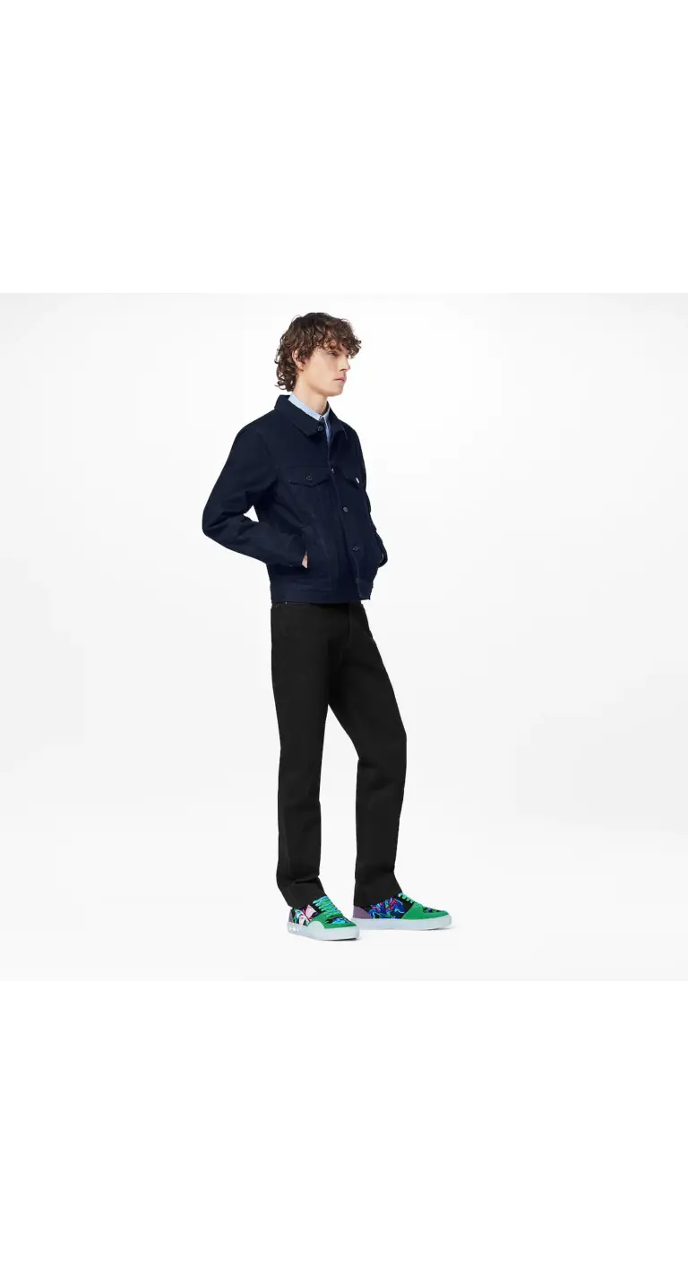 Giày Louis Vuitton LV Ollie Richelieu Trainers ‘Green’ 1A9JIZ - Ảnh 3