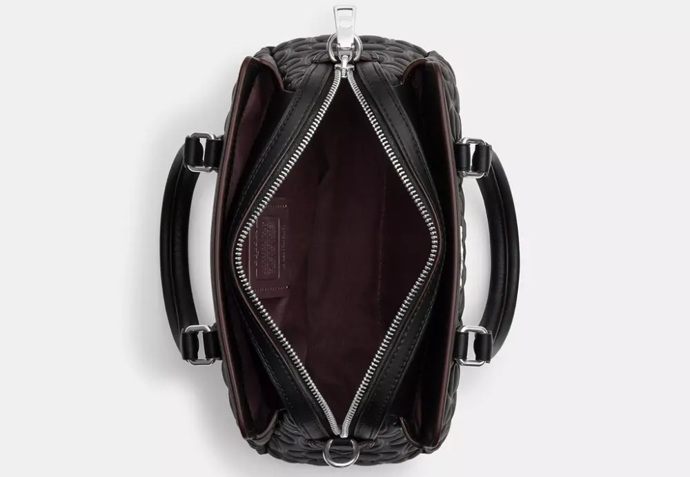 Túi Coach Mini Darcie Carryall Signature 'Black' CM050-SVDTV - Ảnh 4