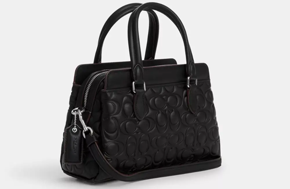 Túi Coach Mini Darcie Carryall Signature 'Black' CM050-SVDTV - Ảnh 5