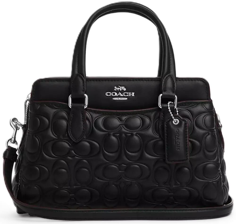 Túi Coach Mini Darcie Carryall Signature 'Black' CM050-SVDTV