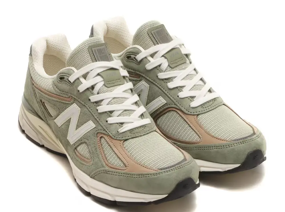 Alternative view of Giày New Balance 990v4 Made in USA Olive U990GT4