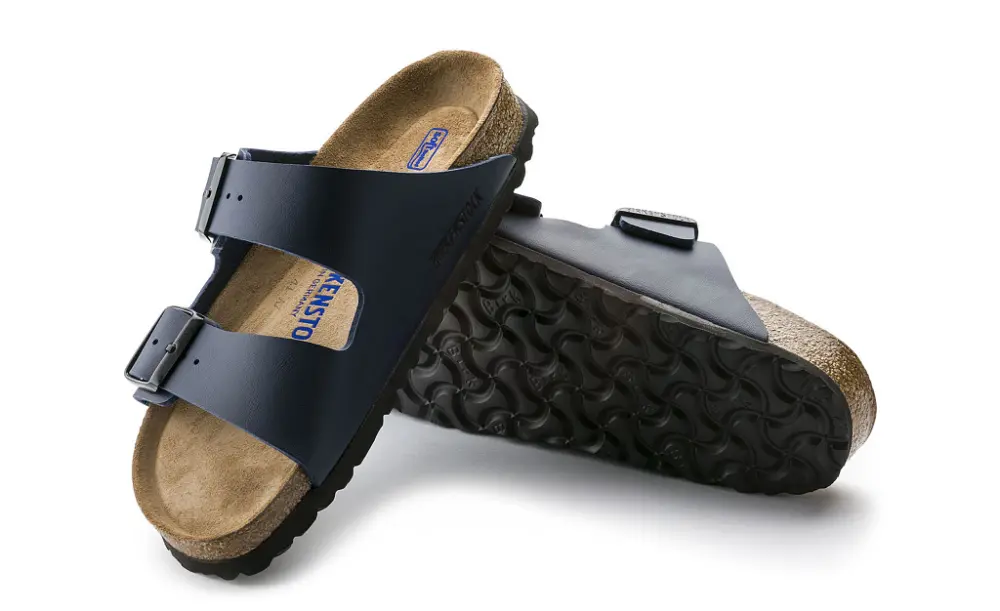 Dép Birkenstock Arizona Soft Footbed Birko-Flor Blue 0051063 - Ảnh 4