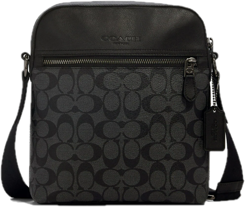 Túi Coach Houston Flight Bag In Signature Canvas ‘Black’ 4010-QBMI5
