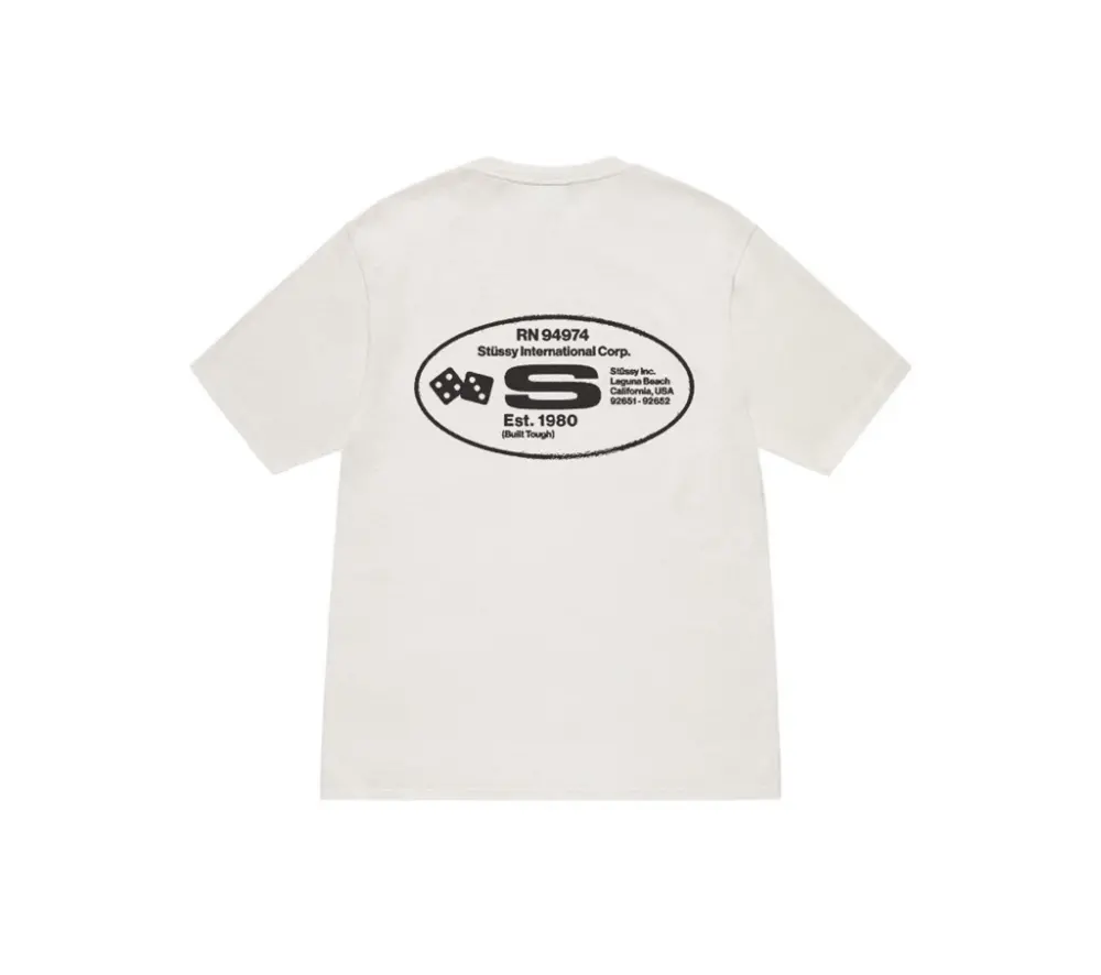 Alternative view of Áo Stussy FW23 OVAL CORP 'White'