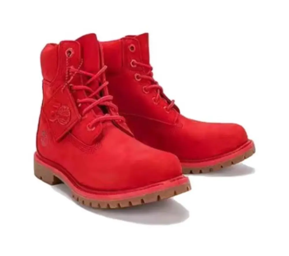 Alternative view of Giày Timberland Leather Outdoor Boots 'Red' A2R6B