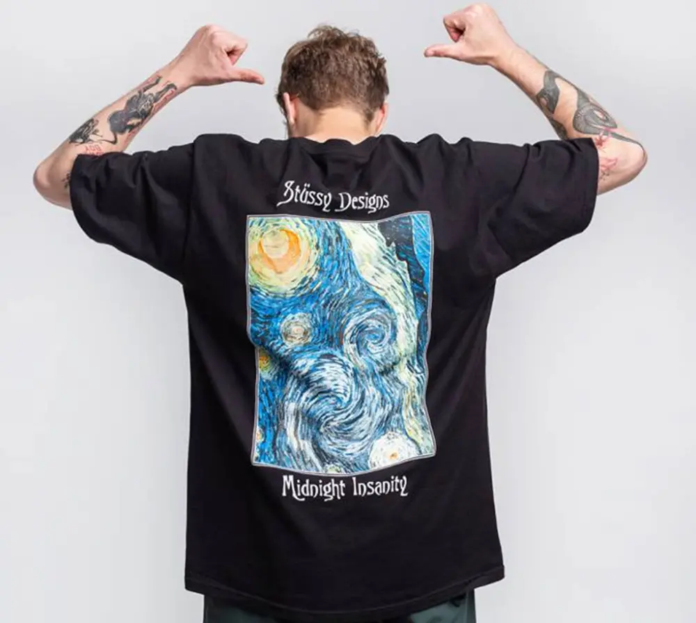 Alternative view of Áo Stussy Midnight Insanity Tee ‘Black’