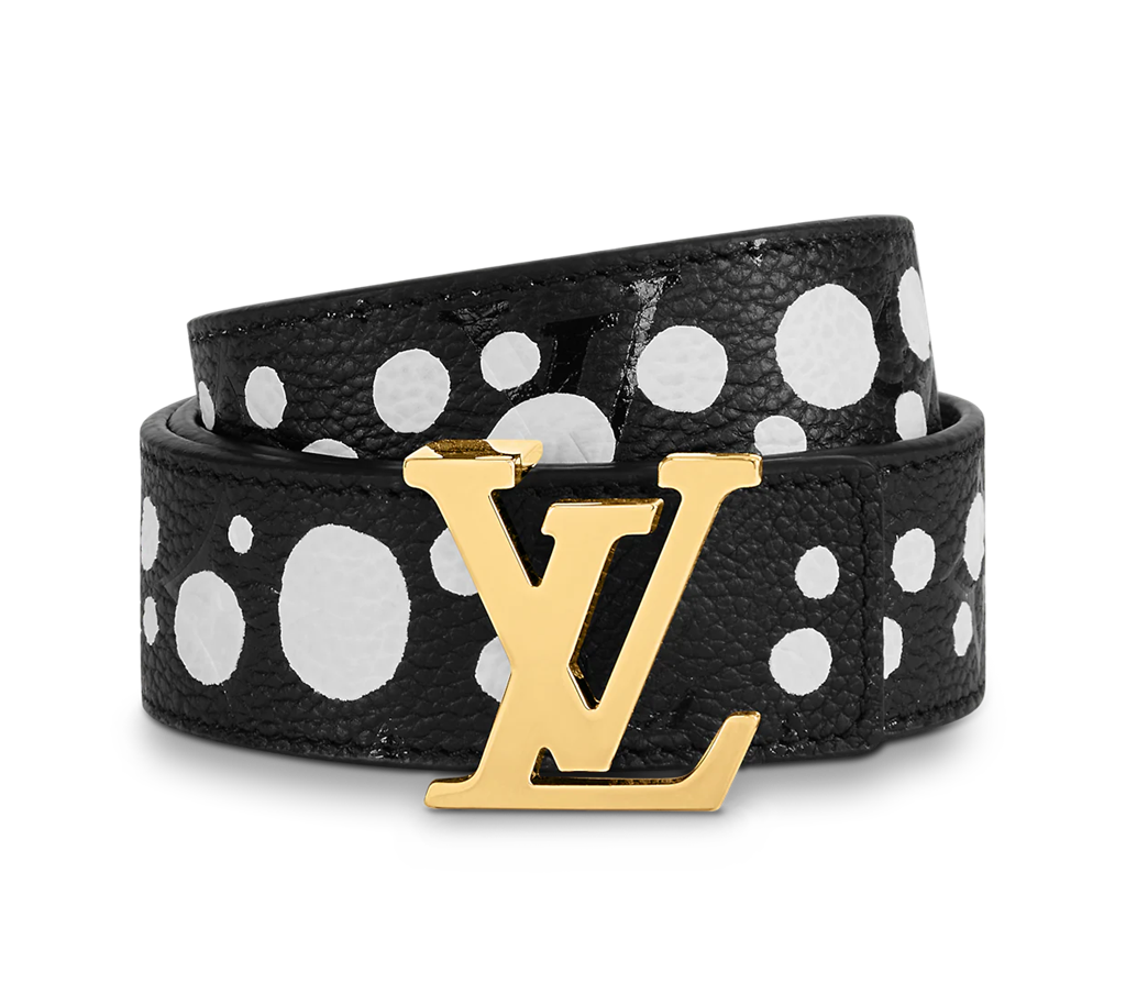 Thắt Lưng Louis Vuitton x YK Initials 30MM Reversible Infinity Dots Belt M0659U - Ảnh 3