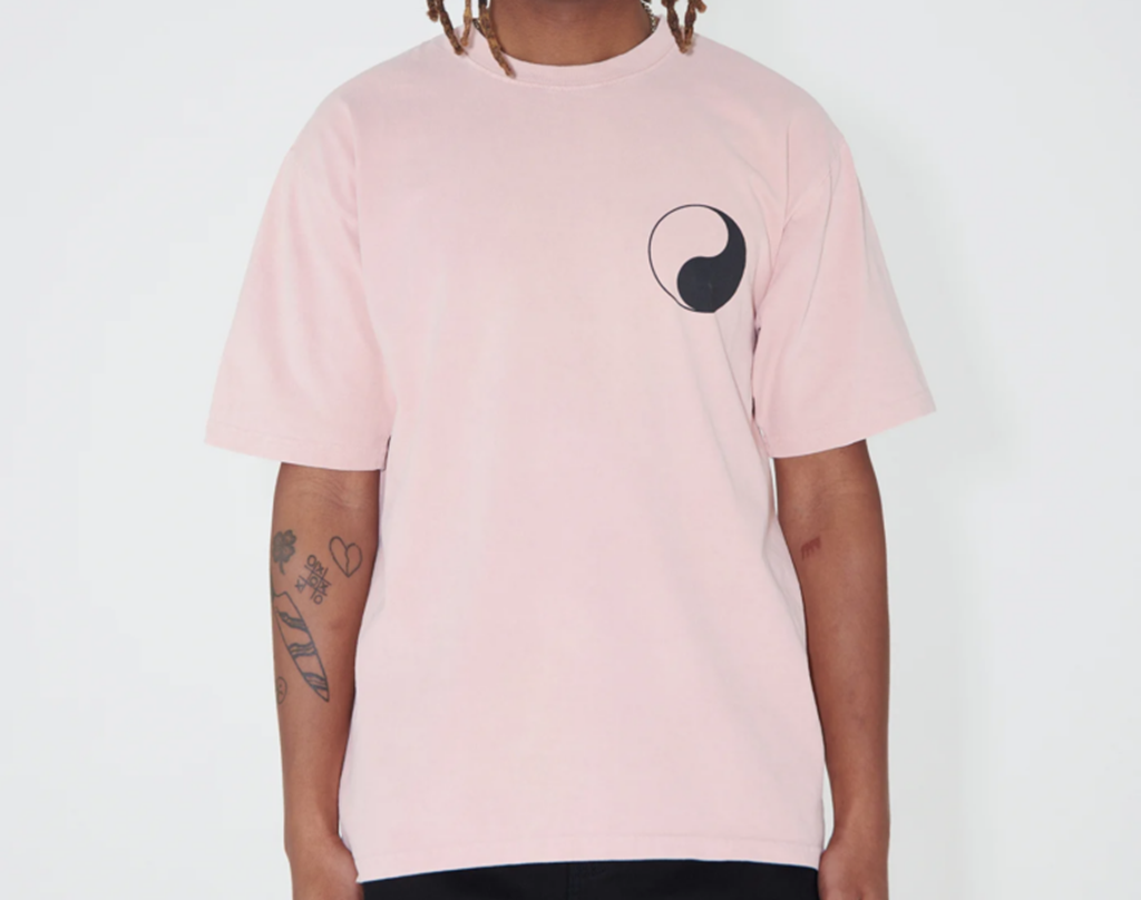 Áo Stussy x Our Legacy Work Shop Yin Yang Pigment Dyed Tee ‘Blush’ - Ảnh 3