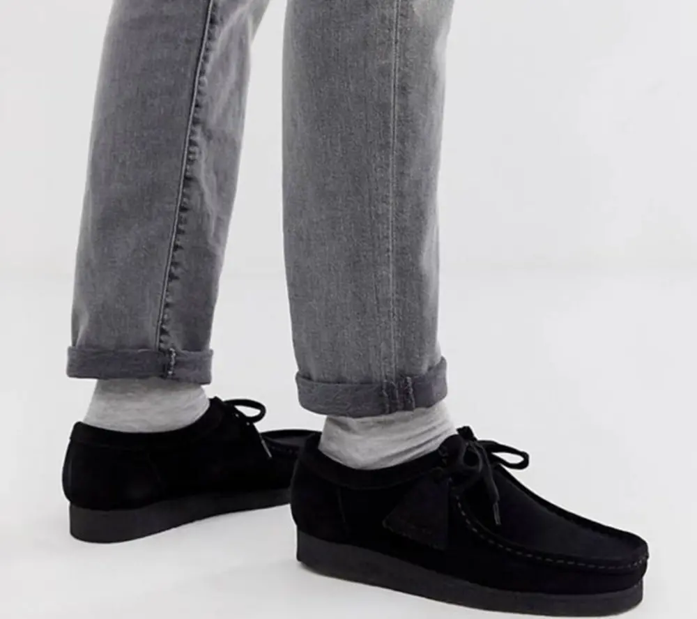 Giày Clarks Wallabee ‘Black Suede’ 261-55519 - Ảnh 3