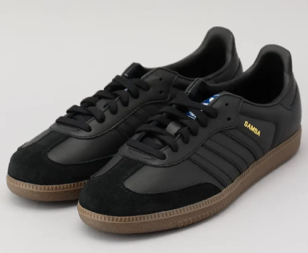 Alternative view of Giày Adidas Samba OG "Core Black & Gum" IE3438