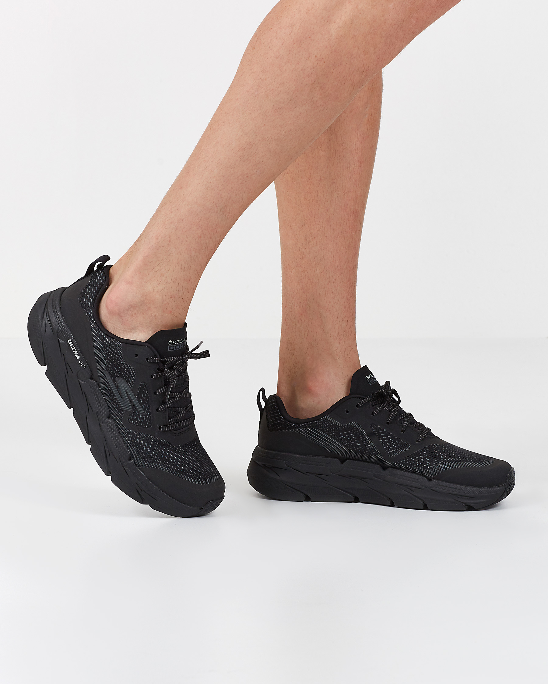 Giày Skechers Max Cushioning Premier Low Running Shoes ‘Black’ 54450-BKCC - Ảnh 12