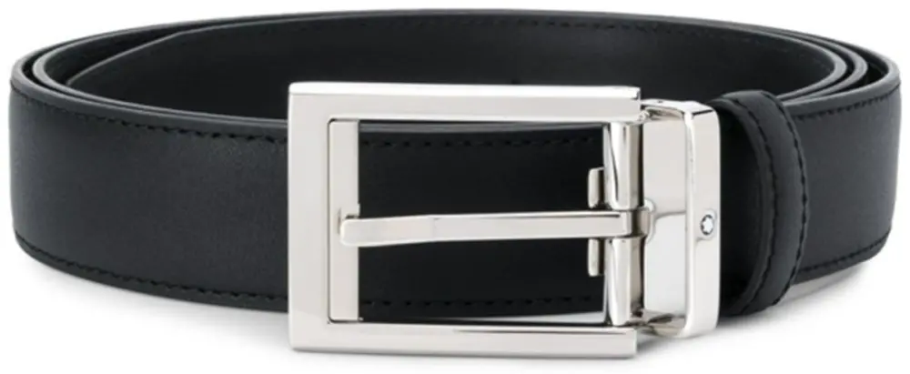 Thắt lưng Montblanc Rectangular Shiny Brushed 123895