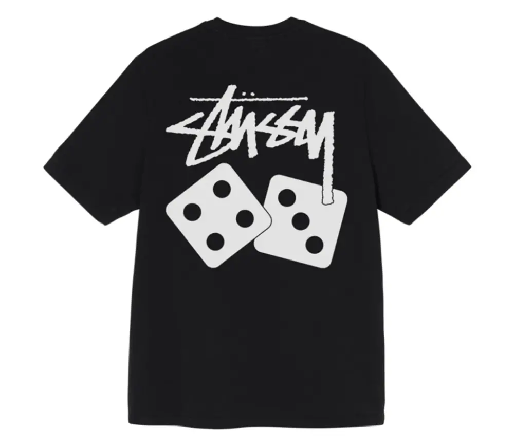 Alternative view of Áo Stussy Dice Pigment Dyed Tee Black