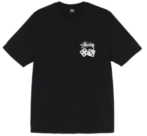 Áo Stussy Dice Pigment Dyed Tee Black