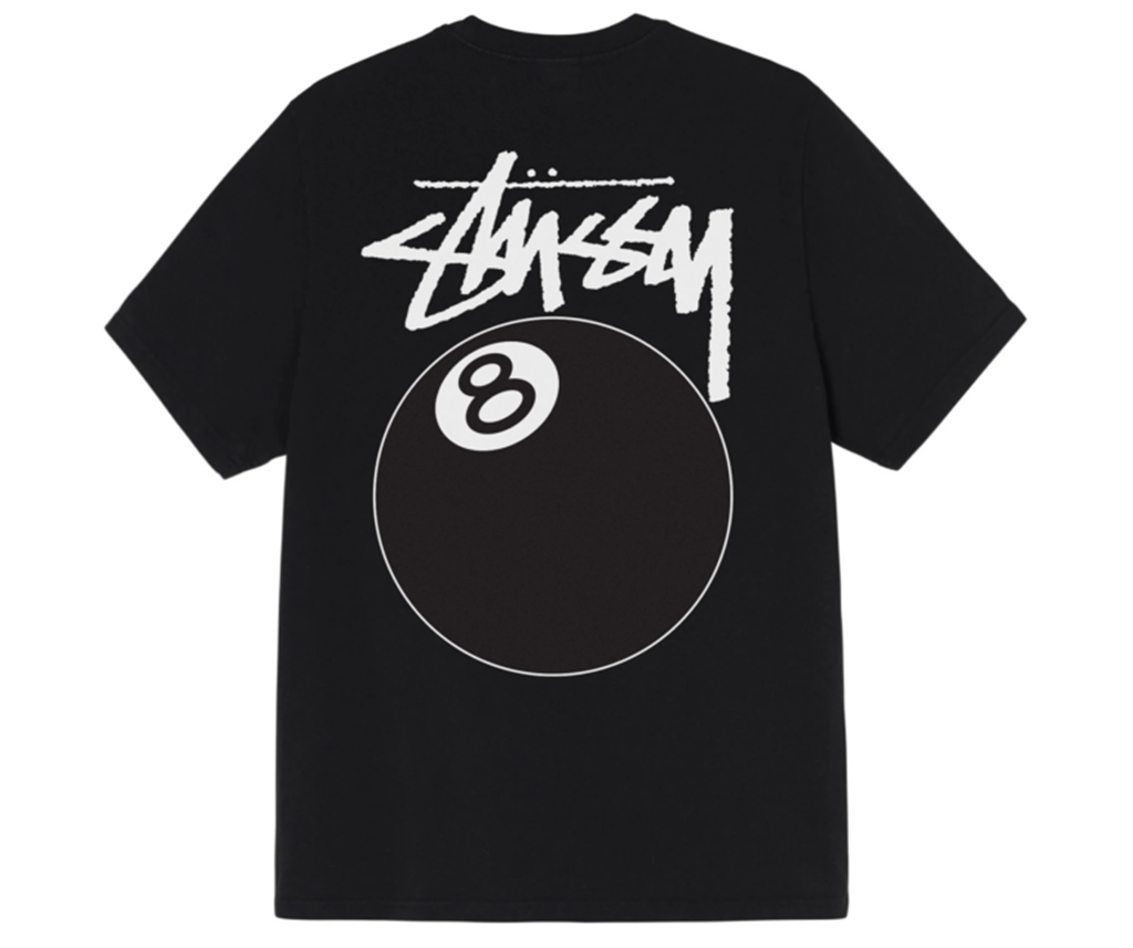 Áo Stussy 8 Ball Pigment Dyed Tee Black - Ảnh 2