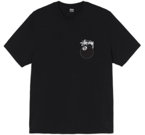 Áo Stussy 8 Ball Pigment Dyed Tee Black