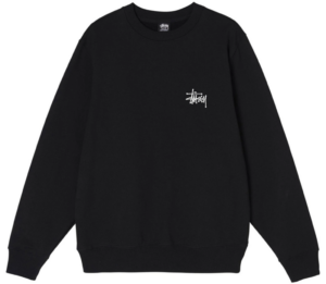 Áo Stussy Basic Stock Crew Black