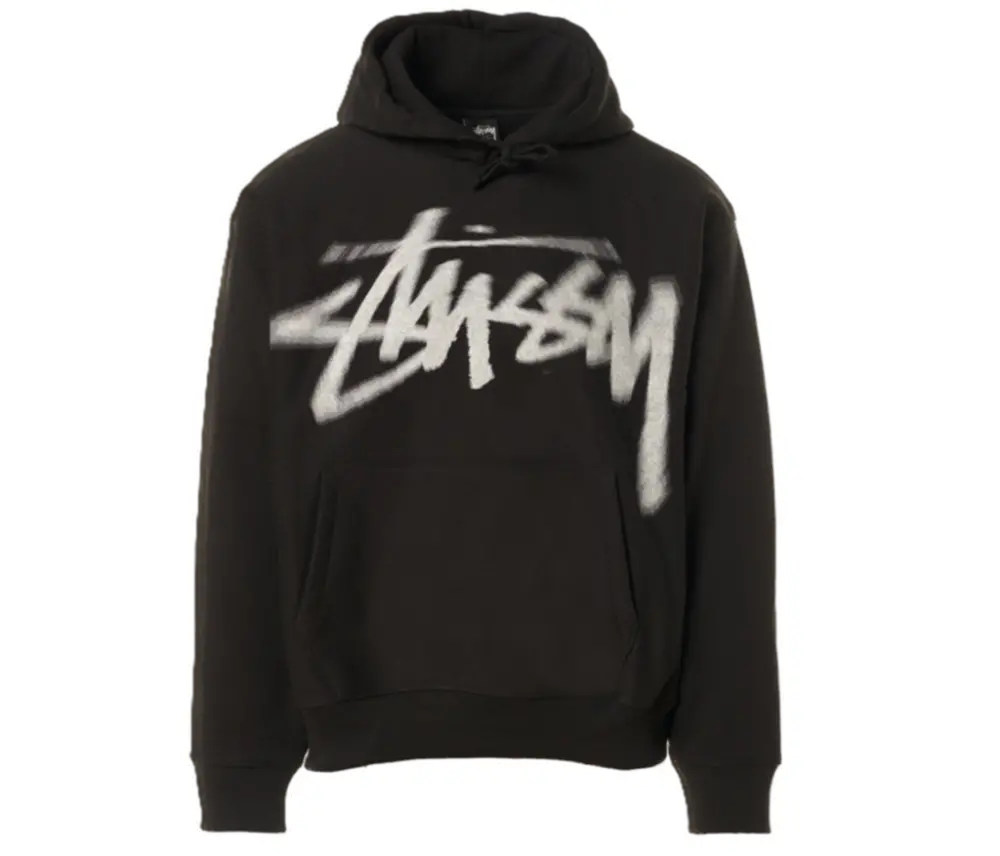 Áo Stussy Dizzy Stock Hoodie ‘Black’