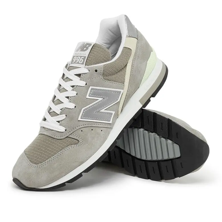 Giày New Balance 996 MiUSA Grey Silver U996GR - Ảnh 7