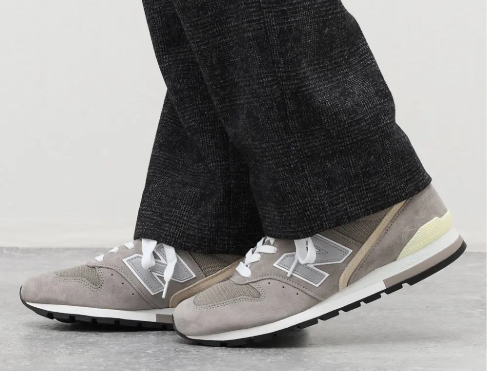 Giày New Balance 996 MiUSA Grey Silver U996GR - Ảnh 5