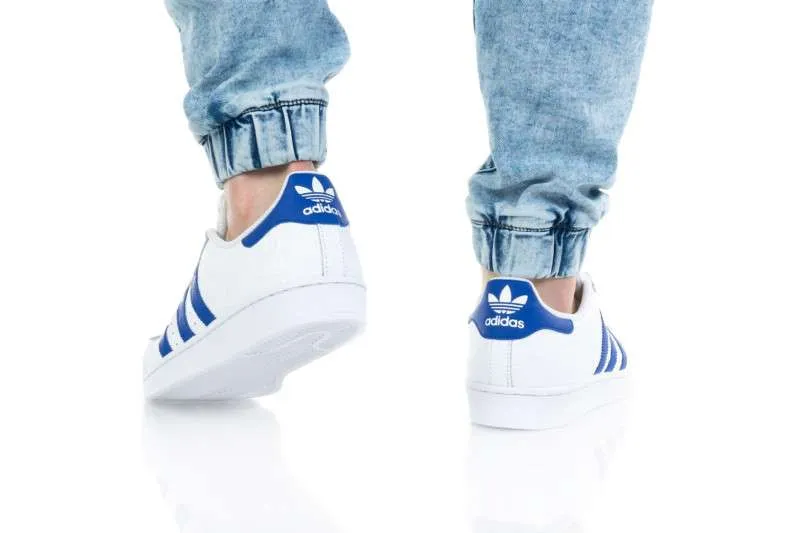 Giày Adidas Originals Superstar "White Blue" BZ0197 - Ảnh 6