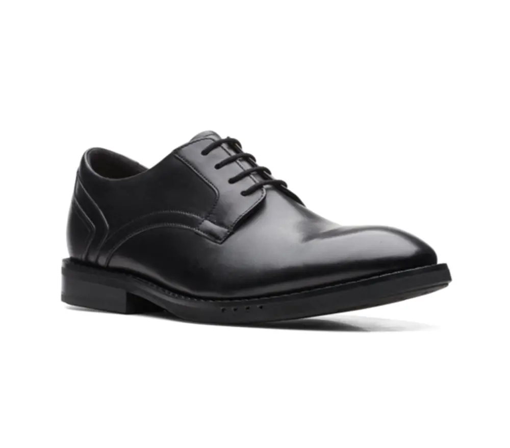 Giày Clarks Un Hugh ‘Black’ 261683228 - Ảnh 4
