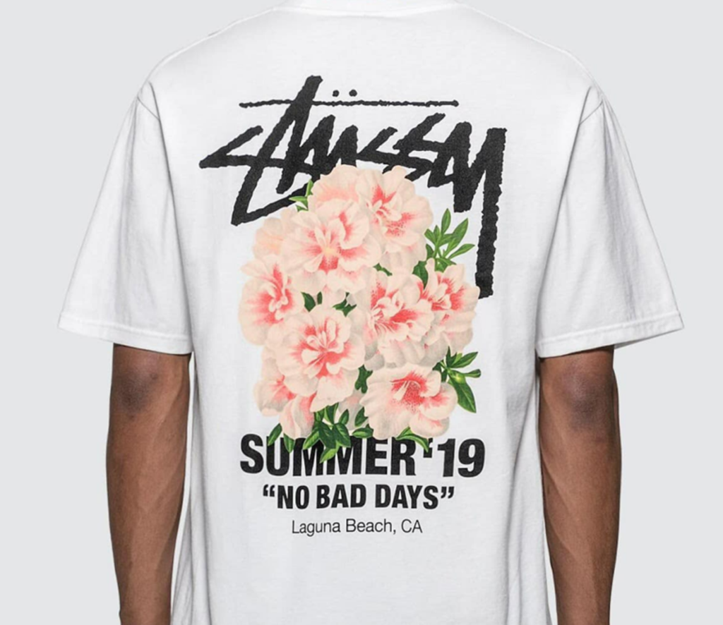 Áo Stussy “No Bad Days” Summer 19 Tee White - Ảnh 5