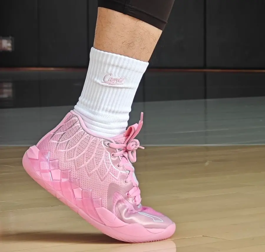Giày Puma MB.01 Lamelo Ball Pink Iridescent 309892-01 - Ảnh 7
