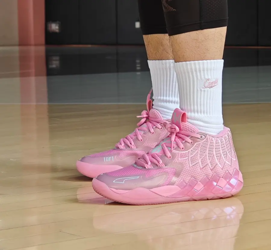 Giày Puma MB.01 Lamelo Ball Pink Iridescent 309892-01 - Ảnh 5