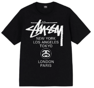 Áo Stussy World Tour LS T-Shirt ‘Black’