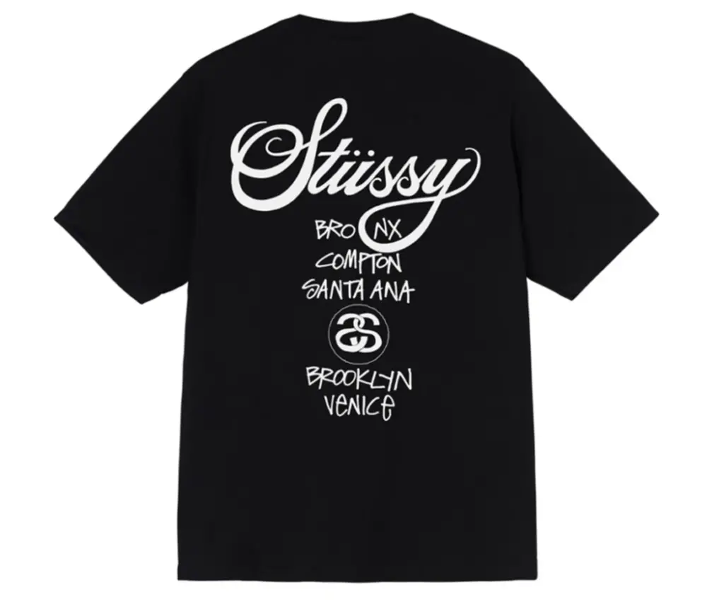 Alternative view of Áo Stussy World Tour LS T-Shirt ‘Black’